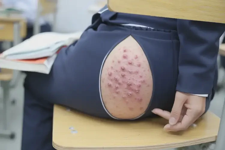 中學(xué)生屁股偶爾起濕疹不管它會自己好嗎(圖4)