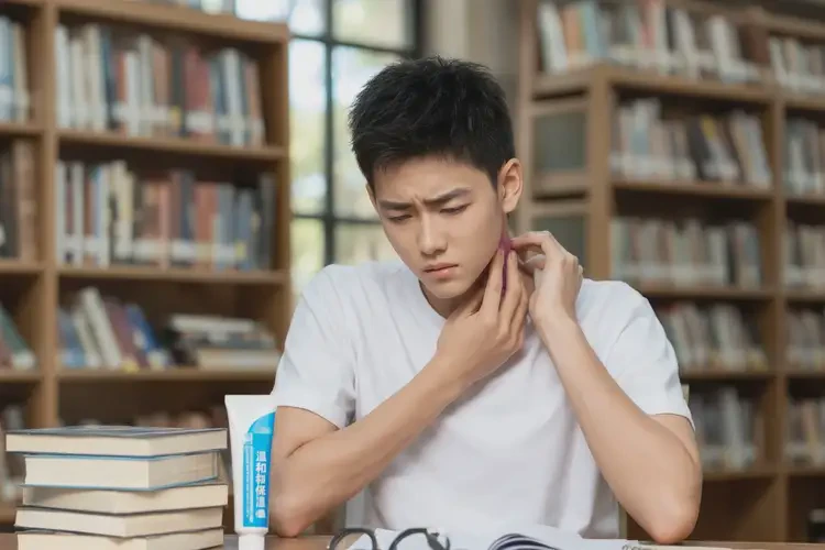 大學(xué)生脖子上偶爾長濕疹可不可以徹底自愈(圖1)