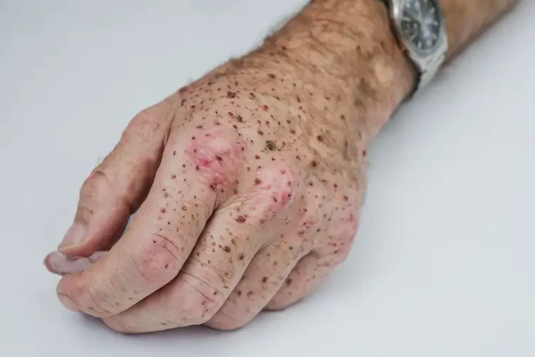 男人手上偶尔起湿疹不管它会自己痊愈吗(图2)