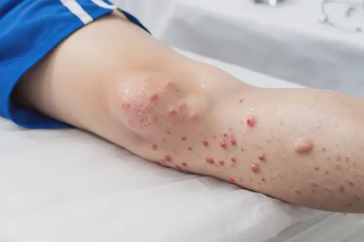 小學生小腿上出現(xiàn)濕疹能不能徹底自愈(圖2)