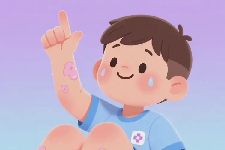 兒童四肢出現(xiàn)濕疹可不可以徹底自愈(圖2)