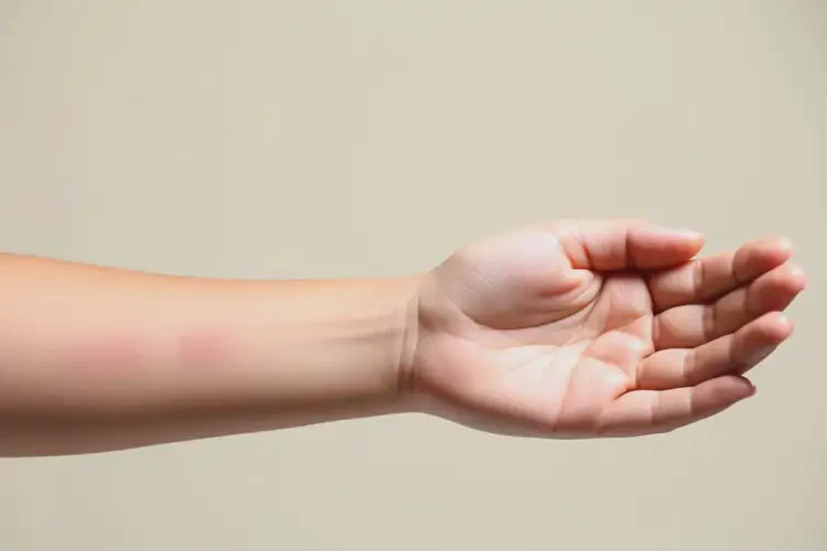 女生手臂起濕疹能徹底自愈嗎(圖1)