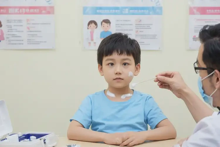 小孩脖子上偶尔起湿疹不管它会自己痊愈吗(图2)