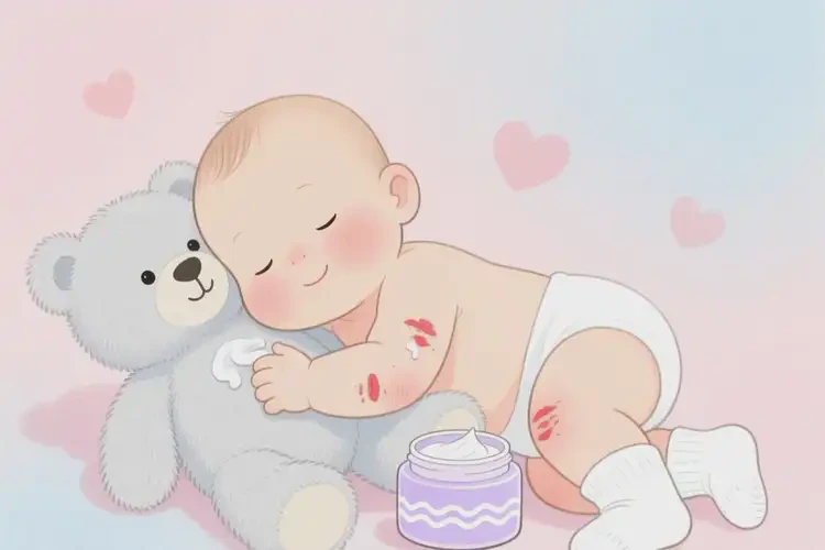 嬰幼兒手臂上出現(xiàn)濕疹可不可以根治(圖2)