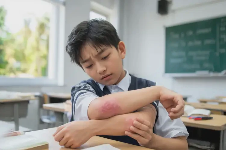 中學(xué)生屁股上偶爾長(zhǎng)濕疹不管它會(huì)自己自愈嗎(圖4)