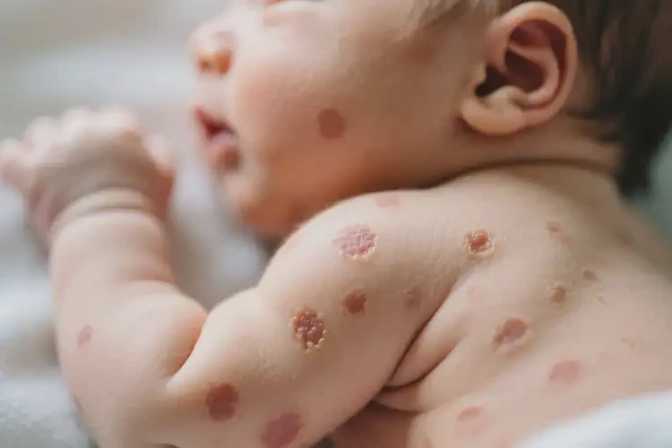 新生兒身上偶爾長濕疹不管它會自己自愈嗎(圖3)