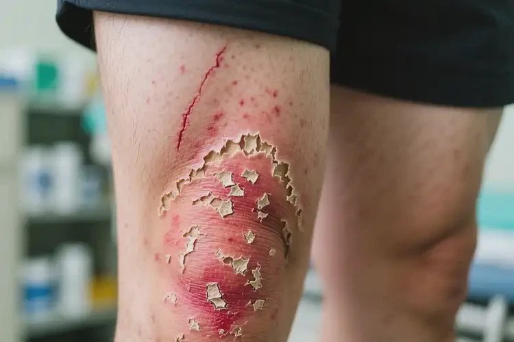 男人大腿上容易長濕疹能不能根治(圖1)