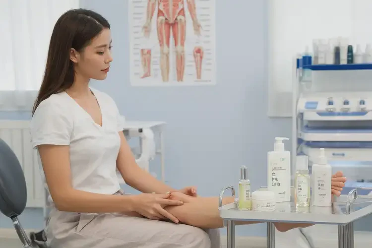 女人小腿上容易起濕疹可以徹底自愈嗎(圖2)