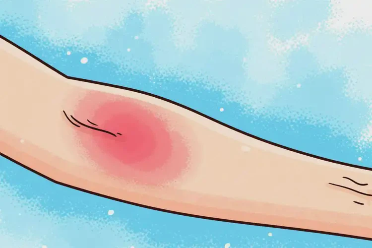 女人手臂上有湿疹可不可以彻底自愈(图1)