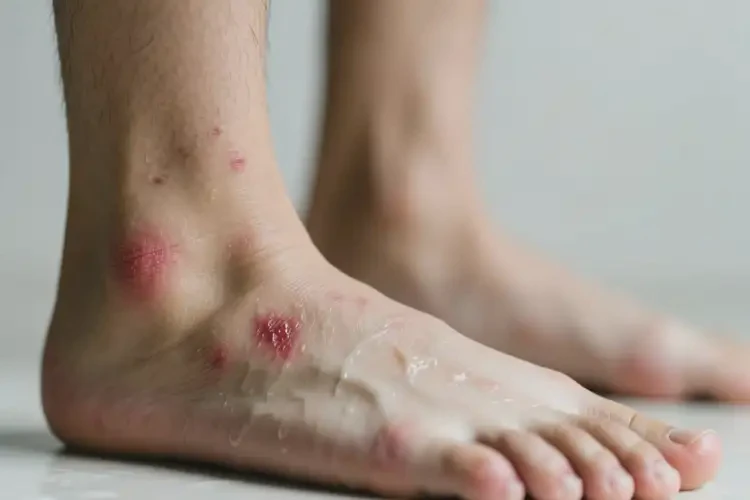 青年人腳上偶爾起濕疹能不能徹底自愈(圖3)