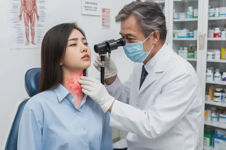 女性脖子偶爾起濕疹能靠自己自愈嗎(圖1)