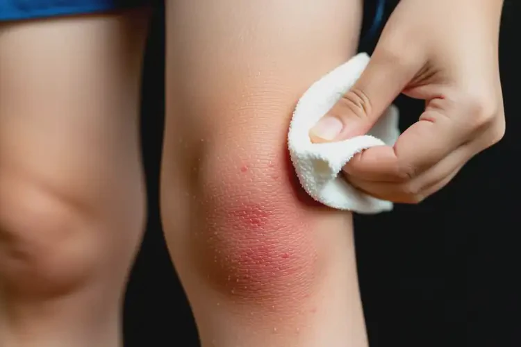 少兒大腿上偶爾長濕疹可不可以根治(圖1)