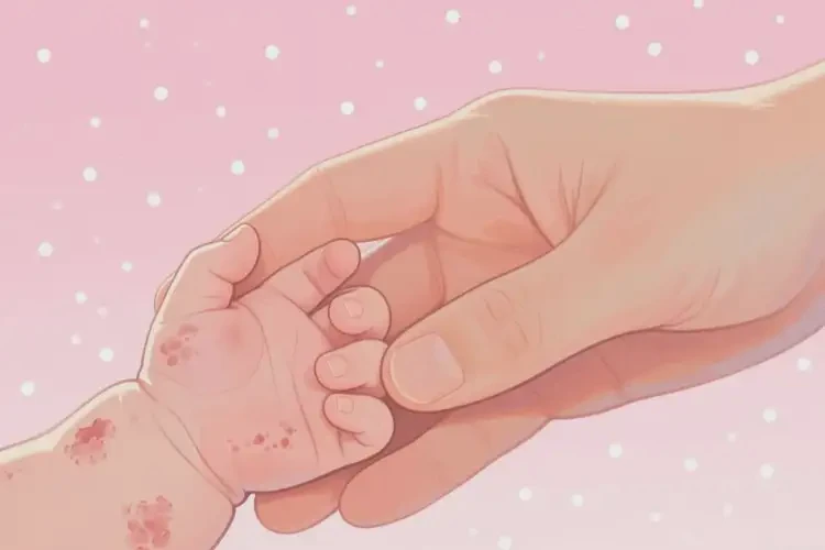 宝宝手上出现湿疹可不可以根治(图2)