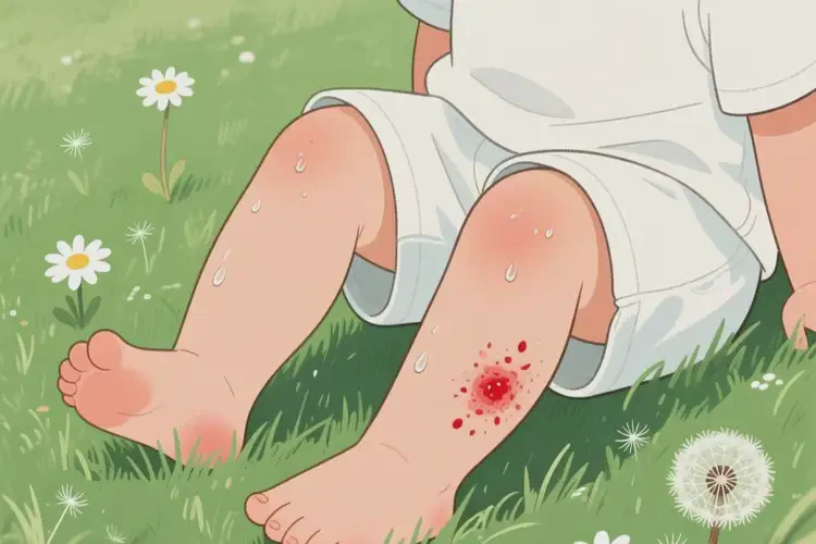 少兒小腿上偶爾起濕疹能徹底自愈嗎(圖3)