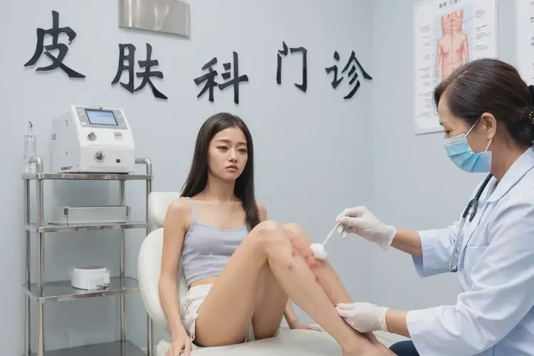 女性小腿出現(xiàn)濕疹能夠徹底治愈嗎(圖3)