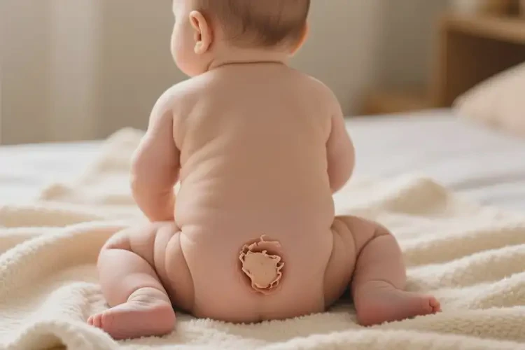 嬰幼兒屁股出現(xiàn)濕疹能夠徹底治愈嗎(圖1)