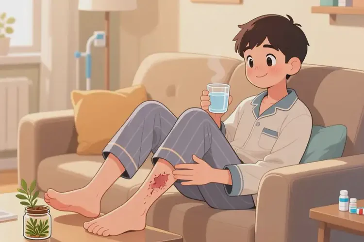 青少年小腿上容易起濕疹可以徹底自愈嗎(圖1)