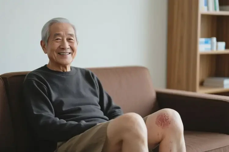 老人大腿出現(xiàn)濕疹可不可以根治(圖4)