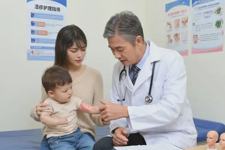 幼兒手臂起濕疹不管它會自己好嗎(圖1)