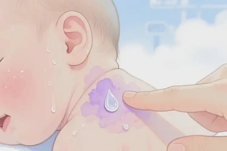 新生兒脖子經(jīng)常長濕疹不管它會自己好嗎(圖2)