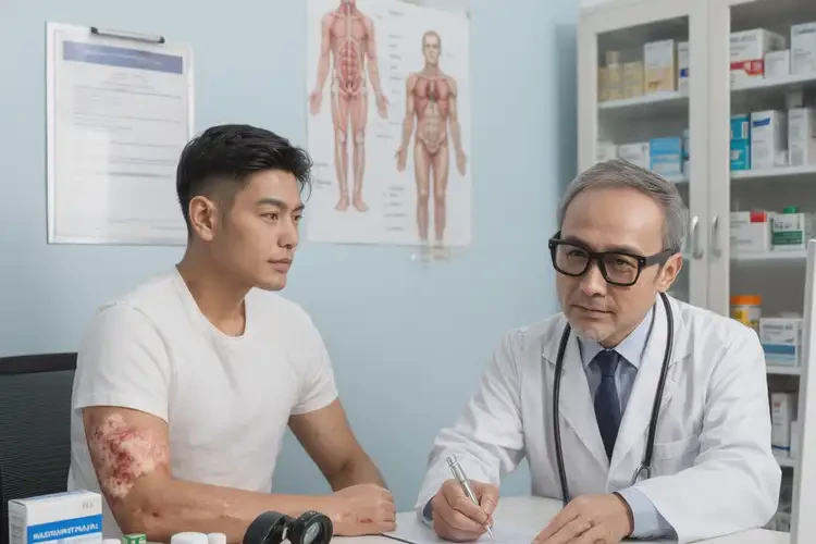 男人身上容易起湿疹不管它会自己自愈吗(图2)