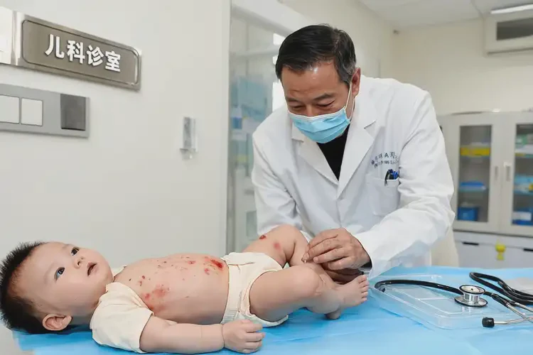 嬰幼兒肚子上起濕疹可以徹底自愈嗎(圖1)