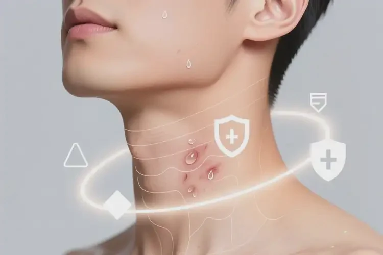 男人脖子經(jīng)常起濕疹能不能根治(圖1)