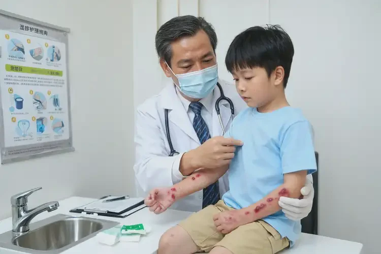 小孩手臂出濕疹可不可以徹底自愈(圖1)