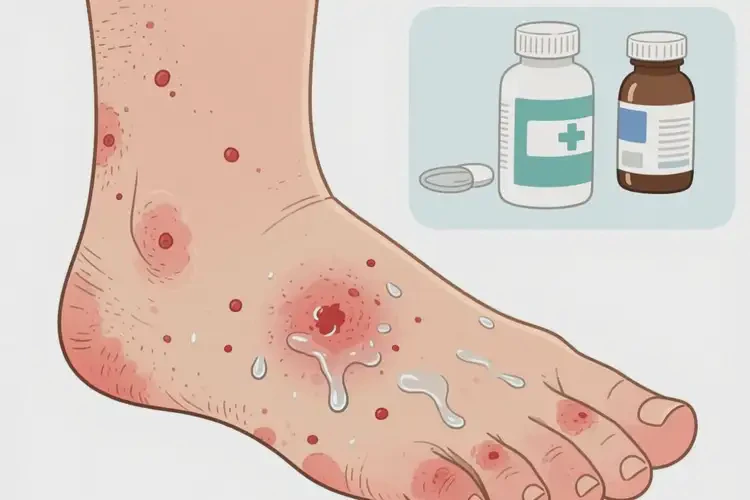 青少年腳上容易長濕疹不管它會自己好嗎(圖3)