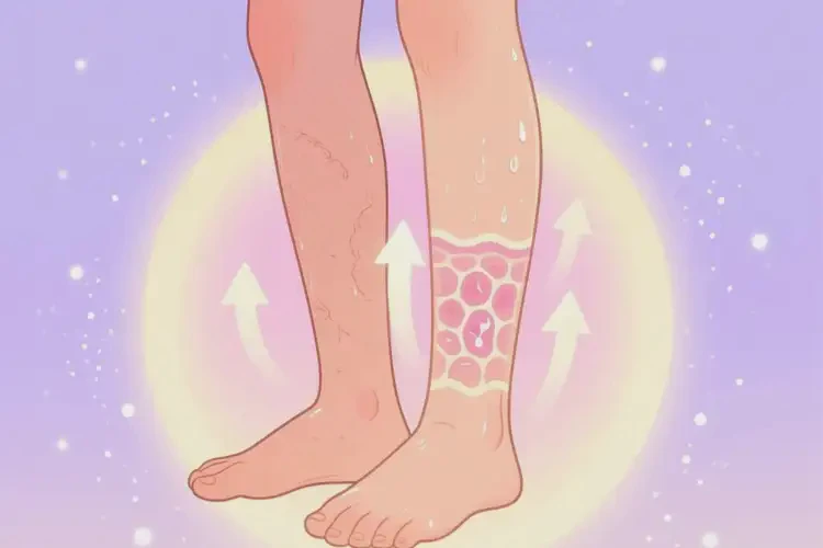 男生小腿容易長濕疹不管它會自己痊愈嗎(圖1)