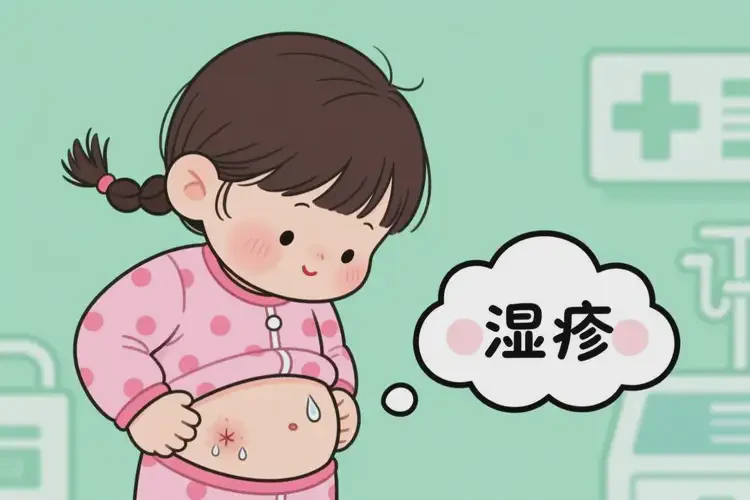 小孩肚子上容易长湿疹可不可以根治(图1)