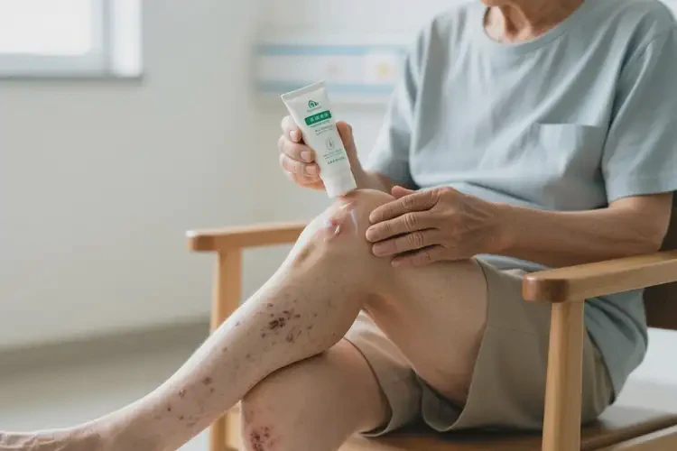 老人大腿上偶爾長濕疹能夠徹底治愈嗎(圖3)