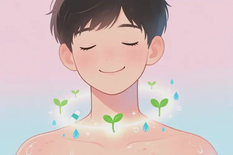 男生身上有濕疹能徹底自愈嗎(圖1)