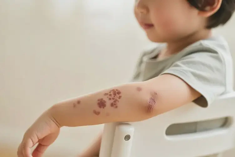 少儿手臂上偶尔起湿疹能靠自己自愈吗(图3)