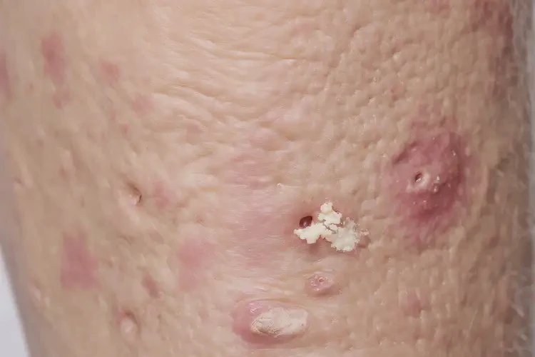 老年人大腿上有濕疹不管它會(huì)自己好嗎(圖4)