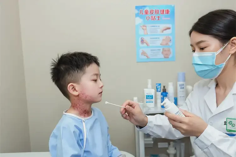 孩子脖子偶爾長(zhǎng)濕疹可不可以根治(圖3)