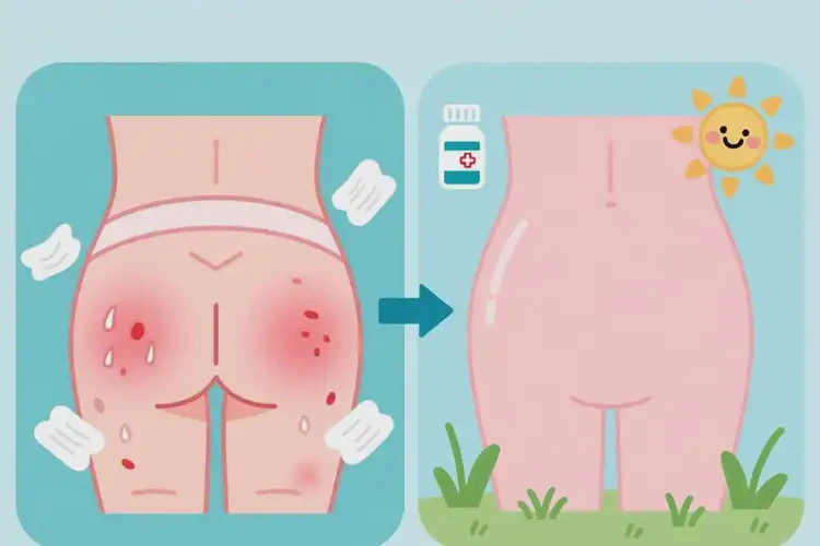 少儿屁股出湿疹可不可以彻底自愈(图4)