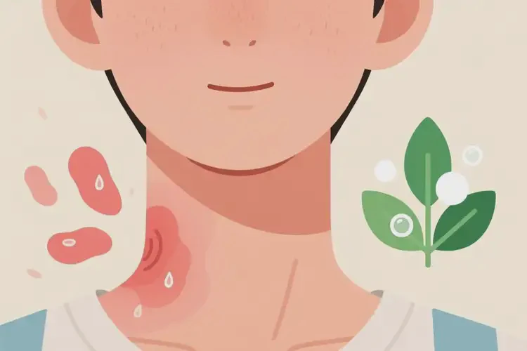 男生脖子出濕疹不管它會自己痊愈嗎(圖4)