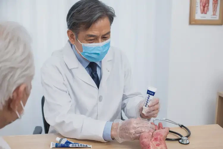 老年人手上出現(xiàn)濕疹不管它會(huì)自己好嗎(圖3)