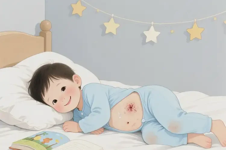 兒童肚子上偶爾長濕疹可不可以根治(圖1)