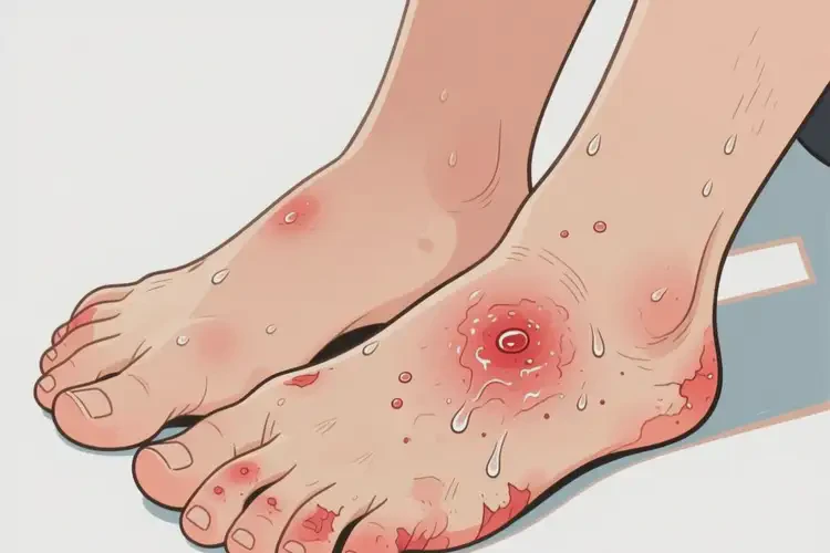 青少年腳上經(jīng)常長濕疹可以徹底自愈嗎(圖1)