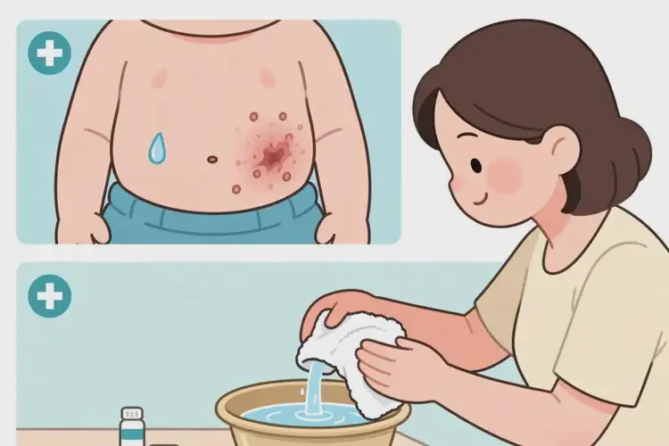 孩子肚子出現(xiàn)濕疹能夠徹底治愈嗎(圖1)