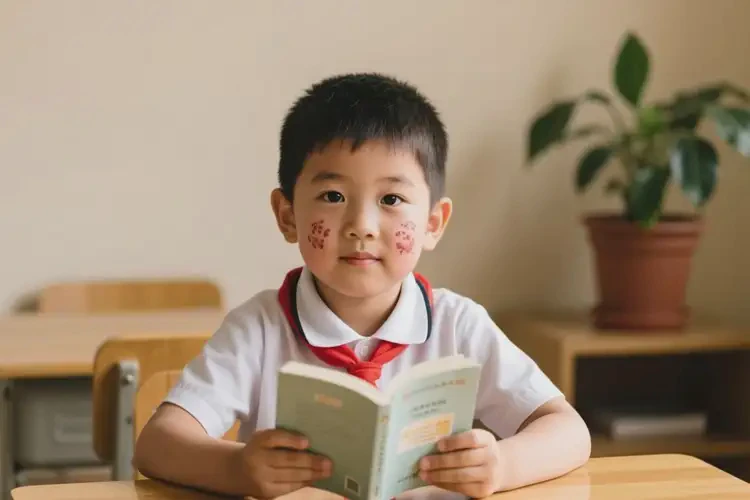 小學生臉上出濕疹能不能徹底自愈(圖1)