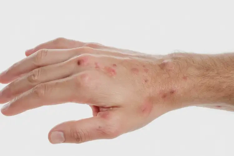 男人手上偶尔起湿疹不管它会自己痊愈吗(图1)