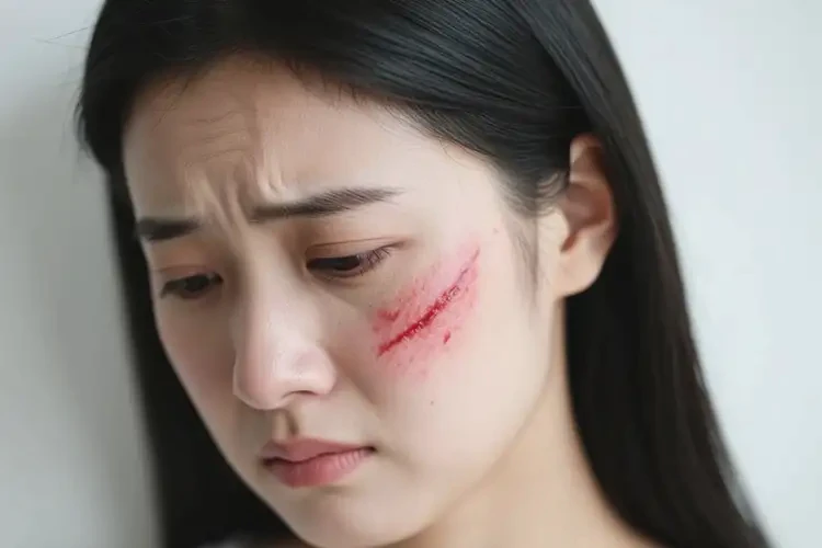 青年人臉上出現(xiàn)濕疹不管它會(huì)自己好嗎(圖2)