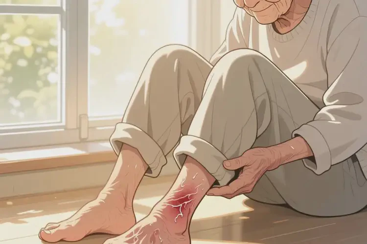 高齡老人小腿上容易長濕疹能不能根治(圖2)