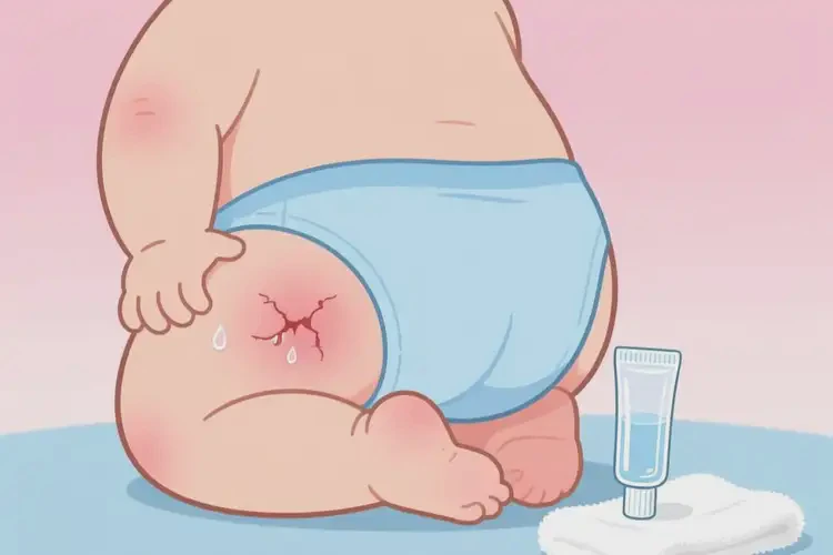 寶寶肛周長濕疹不管它會自己自愈嗎(圖3)