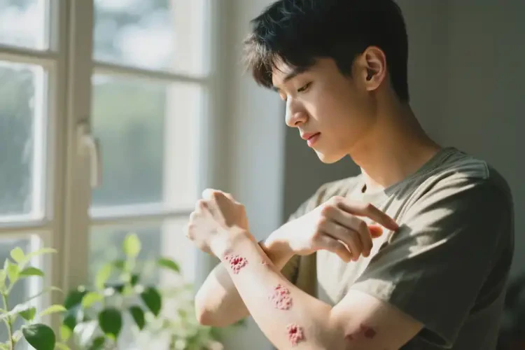 青年人四肢偶尔起湿疹不管它会自己好吗(图3)