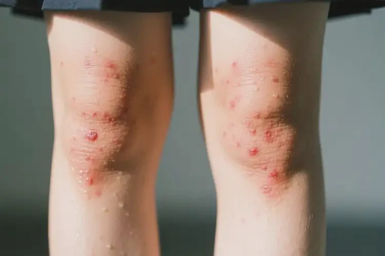 大學(xué)生小腿偶爾長濕疹能徹底自愈嗎(圖2)