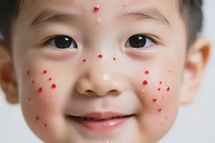 小孩面部出現(xiàn)濕疹不管它會自己自愈嗎(圖1)